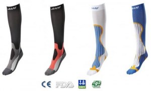 Chaussettes et manchons de compression en gros lot grossiste revendeur