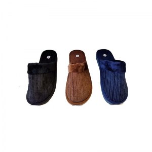 Pantoufle chausson rayé Homme tailles 40-45 3 couleurs