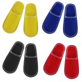 Pantoufles "Cholits" en Polyester - Objet publicitaire AVEC ou SANS logo - Cadeau clien...