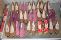 15 Paires D'ESCARPINS et BOTTINES à Talon Plein