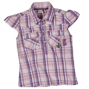 DESTOCKAGE DE CHEMISETTES EN COTON FAROS/ZD POUR FILLES A 3 EUR