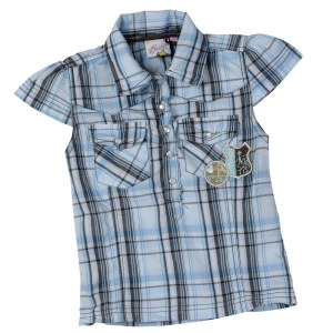 DESTOCKAGE DE CHEMISETTES EN COTON FAROS/ZD POUR FILLES A 3 EUR