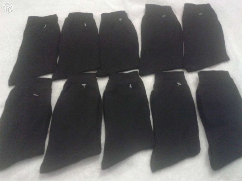 Lot De 6 Paires Chaussettes Homme 40/46 - 97% Coton, Neuves Avec étiquettes