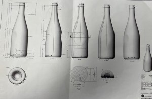 Bouteille vides neuves champenoise 70cl