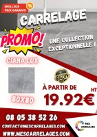 Carrelage 80x80 - Mat et Brillant - Ciana Lux