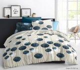 Fabricant de linge de maison Parure Housse de couette + 2 taies d'oreiller 100%coton