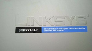  Cisco switch Lynksys SRW224G4P AVEC POE  
