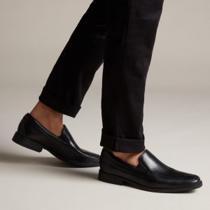 Clarks Tilden Free Moccasins Homme - noir