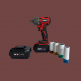 Clé à chocs JET MASTER Germany 20 V Li-Ion 1000N/M - 2 batteries incluses