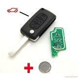 COQUE CLE PILP CLE COMPLETE PEUGEOT 207 307 308 CE536 3 BOUTONS