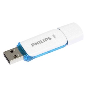 SHOP-STORY - FM16FD70B : Clé USB Philipps 2.0 16 Go Snow Edition Bleu