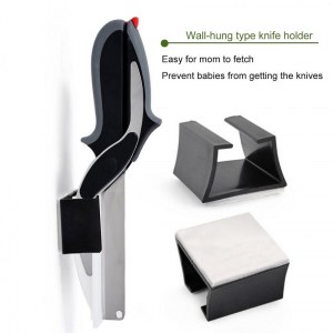 Clever Cutter 2 en 1 Ciseaux et couteau Planche à découper multifonctions