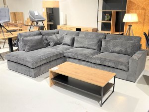 Canapé angle velours / divers coloris disponibles