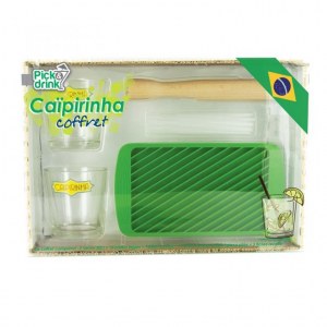 Lot 10 coffrets cocktail Caipirinha