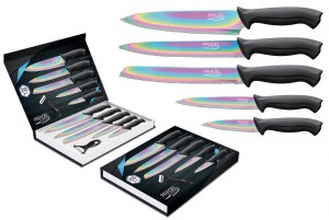 Coffret de 5 Couteaux de cuisine PRADEL EVOLUTION + éplucheur