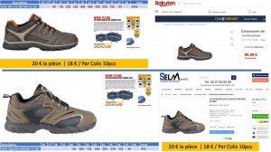 Chaussures de sécurité Travail - COFRA S1,S3 Aluminium
