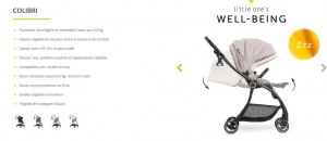 Poussette HAUCK COLIBRI