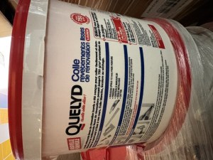 50 SEAUX QUELYD 5 KG – COLLE RÉNOVATION LOURDE – NEUF – DÉSTOCKAGE
