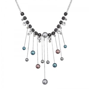 Collier fabos cristal swarovski multi perles