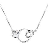 Collier fabos cristal swarovski circle double