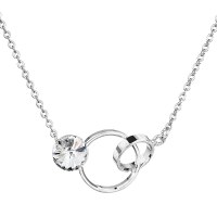 Collier fabos cristal swarovski circle double