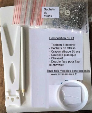 Kits enfants TABLEAUX DIAMOND PAINTING 17 x 21 cm