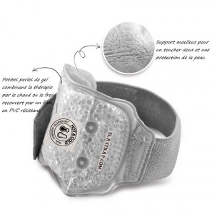 Poche de gel chaud / froid poignet - Compresse glace