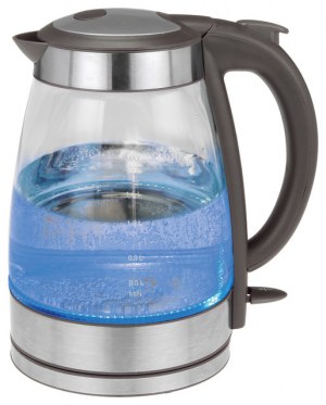 Bouilloire en verre avec éclairage LED 1,7 L