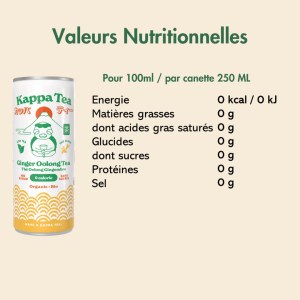 Canettes - Kappa Tea - Thé glacé bio sans sucre