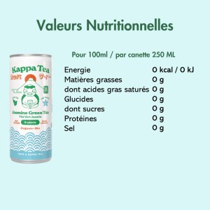 Canettes - Kappa Tea - Thé glacé bio sans sucre