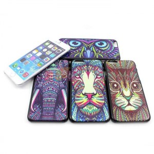 Coque iphone 6 motif tribal vintage chat tigre elephant hibou