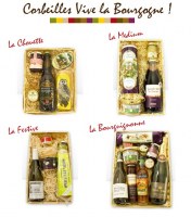 Vente de corbeilles de produits régionaux