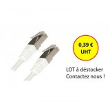 Cordons RJ45 cat.5 UTP 3 mètres