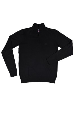 Pull Corpus Scott Uni Col Montant Demi Zip