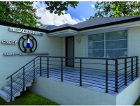 Garde Corps en Aluminium Gamme CRECY Couleur Noir Mat