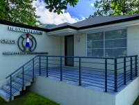 Garde Corps en Aluminium Gamme CRECY Couleur RAL7016 Sablé