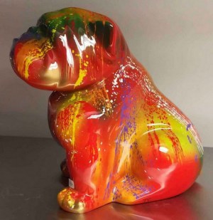 BOULEDOGUE ASSIS 40 CM COULURES MULTICOLORES