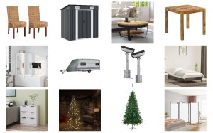 Lot de 578 unités de Mobilier et Autres - Non testé