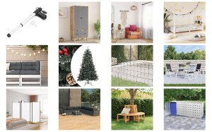 Lots de 496 unités Mobilier et Autres - Non testé