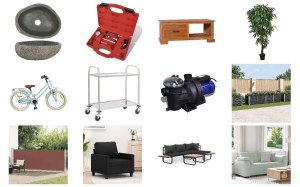 Lots de 602 produits de Mobilier, Jardin  et Autres - Non testé