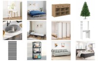 Lots de 619 unités Mobilier et Autres - Non testé