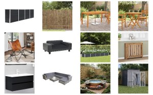 Lot de 616 unités de Mobilier de Maison et Jardin - Non testés