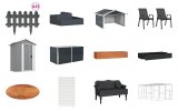 Lot de 644 unités de Mobilier, Maison & Jardin - Non testé