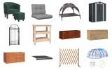 Lot de 649 unités de Mobilier de Maison et Jardin - Non testé