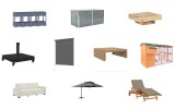 Lot de 623 unités de Mobilier, Maison & Jardin - Non testé