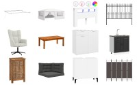 Lot de 634 unités de Mobilier, Maison & Jardin - Non testé