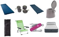 Lot de 250 unités de Matériel outdoor - Accessoires outdoor -  Intex, Bo-Camp, Curver