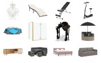 Lot de 732 unités de Mobilier, Maison & Jardin - Non testé