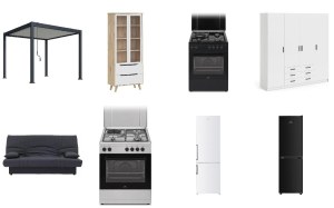 Lot de 11 unités d'Appareils électroménagers et mobilier - Dommages dus au transport