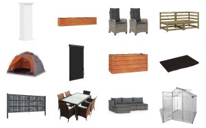 Lot de 667 unités de Mobilier de Maison et Jardin — Non testé